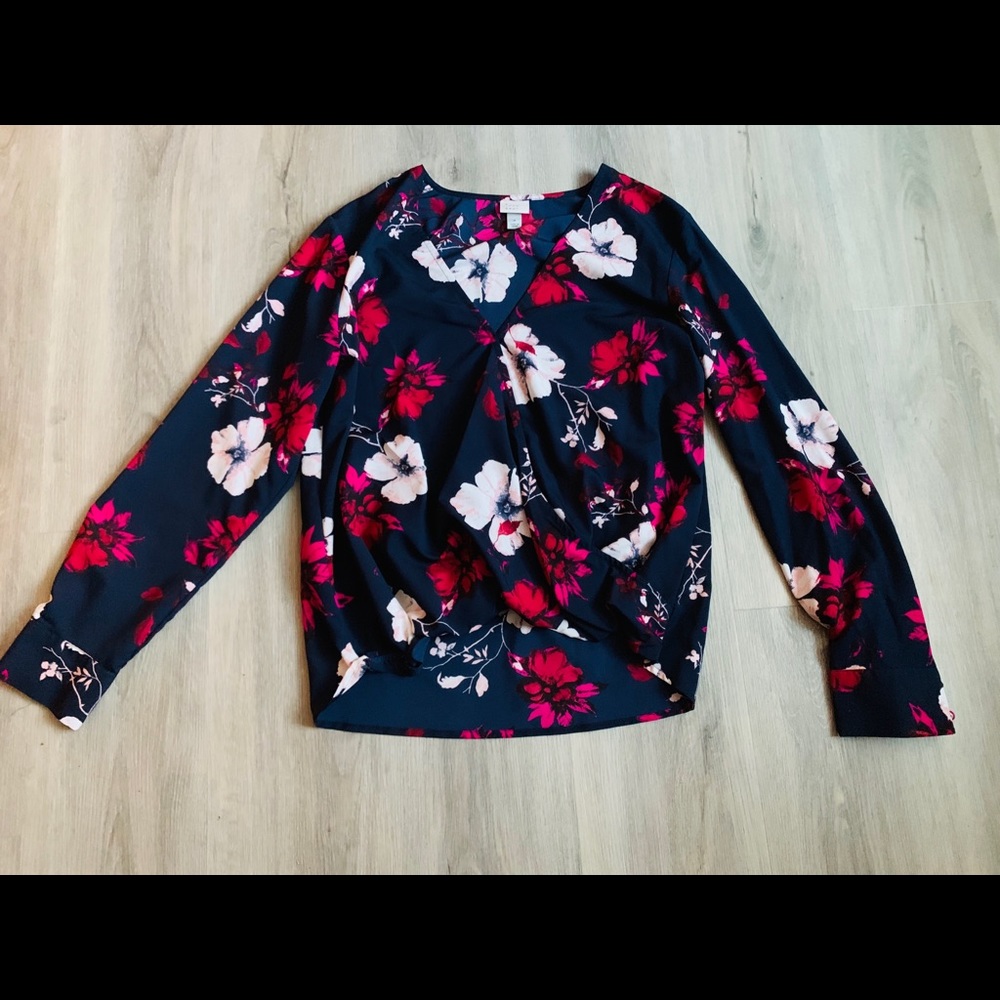 A New Day Floral Blouse